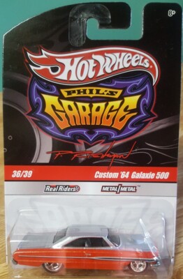 Hot Wheels Custom '64 Galaxie 500 Phil's Garage 1:64 Silver/Orange