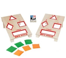 BAG TOSS GAME Adult & Children's Cornhole Strategy Toy Set AMISH HANDMADE in USA