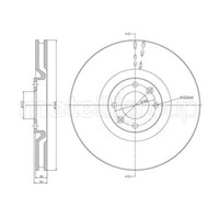 Metelli 2X Bremsscheibe Vorne Ø340 Mm BelüFtet FüR CitroëN DS5 DS4 DS DS4/DS4