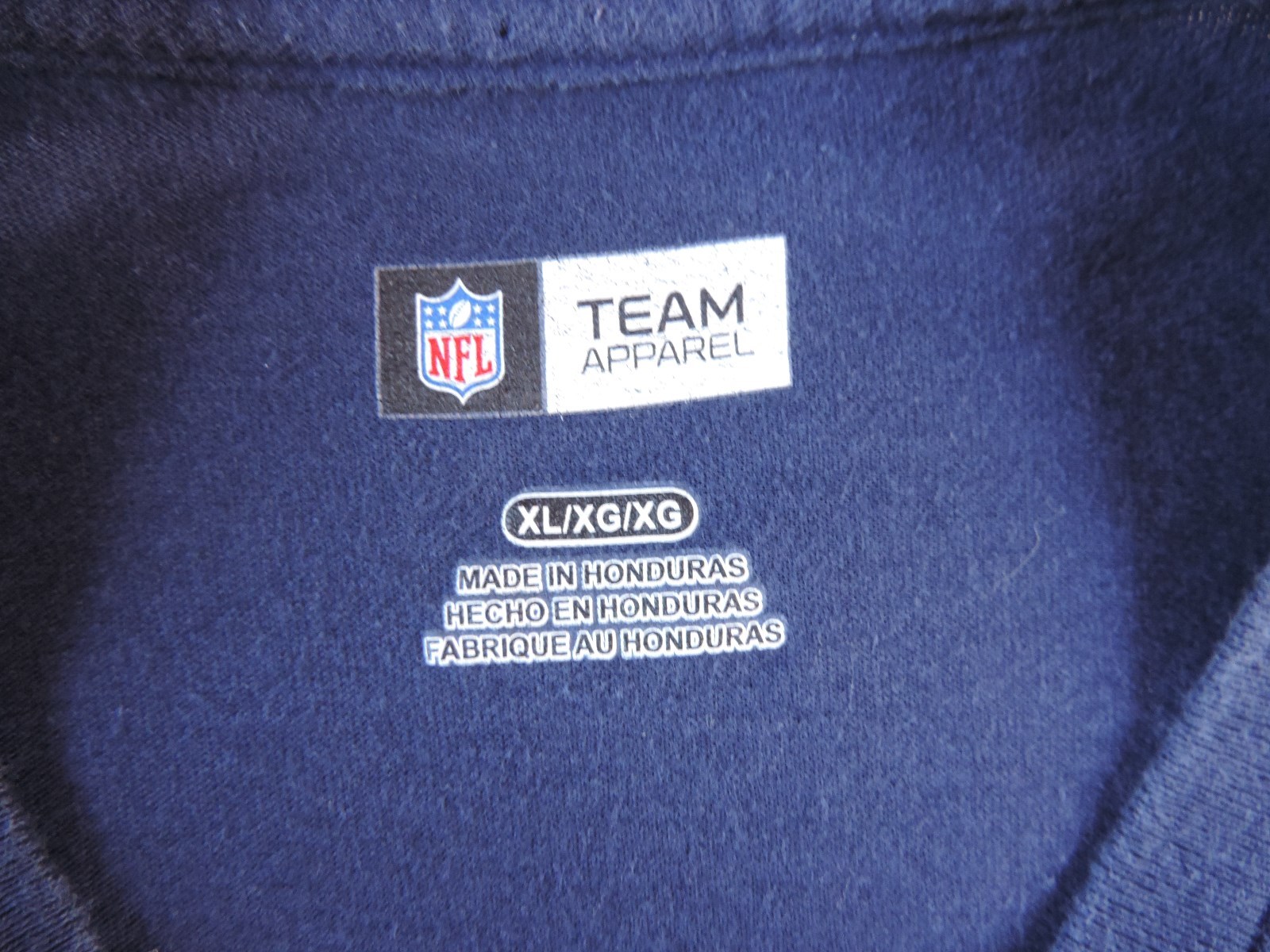 T shirt uomo New England Patriots NFL Team Abbigliamento '6 in fila' spedizione gratuita