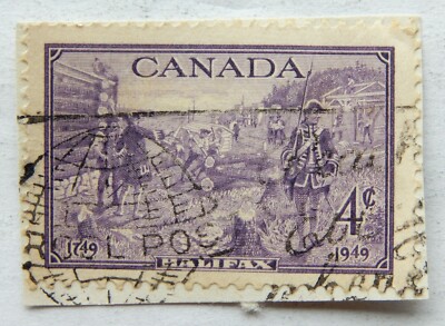 Canada Halifax 1949 4 Cents Stamp - Cancelled SB6208 | eBay