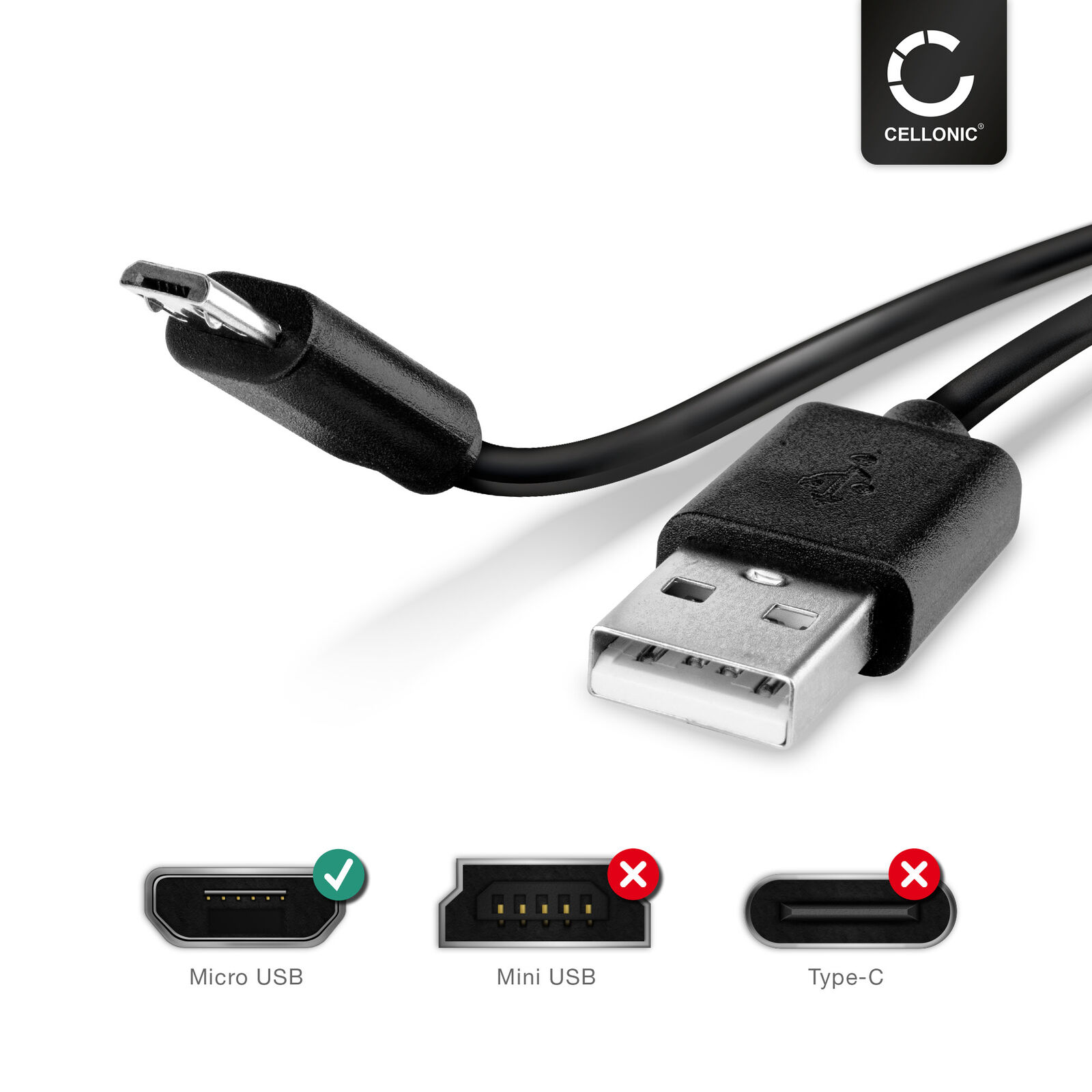  USB Kabel Sony Cyber-shot DSC-HX90 Cyber-shot DSC-HX80 Ladekabel 2A schwarz
