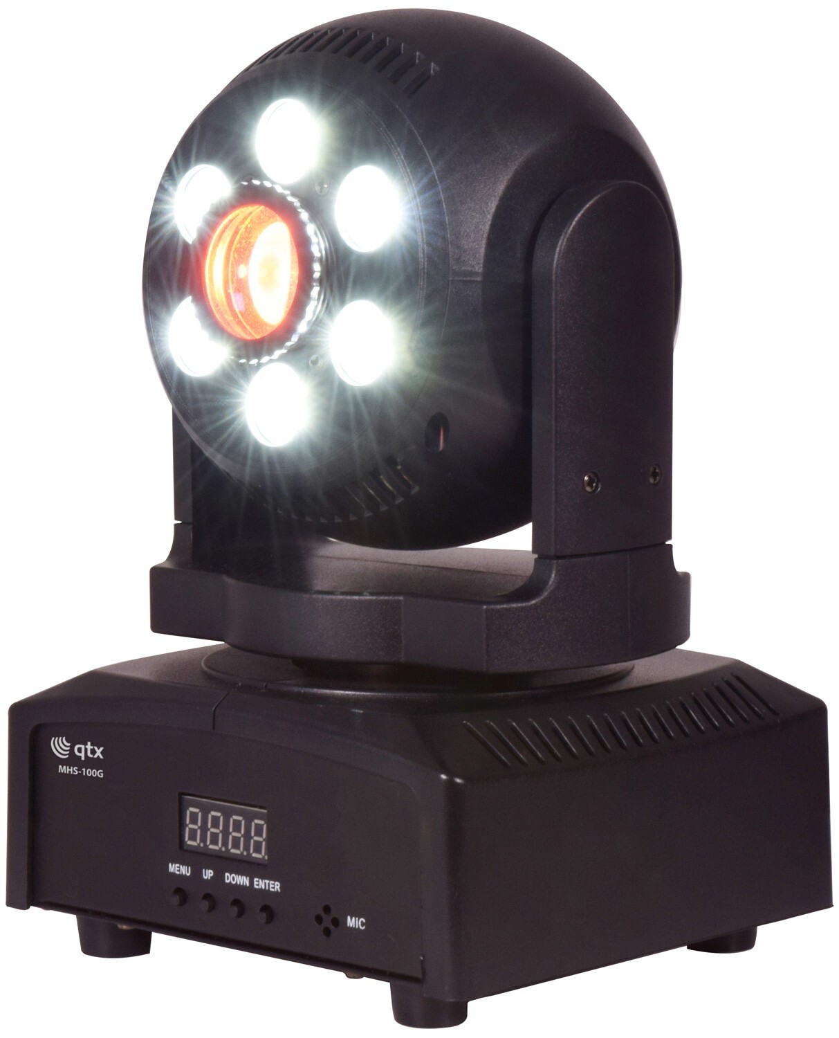 QTX  100W GOBO Moving Head Spot-Wash LED - MHS-100G Disco Party Colour Wash