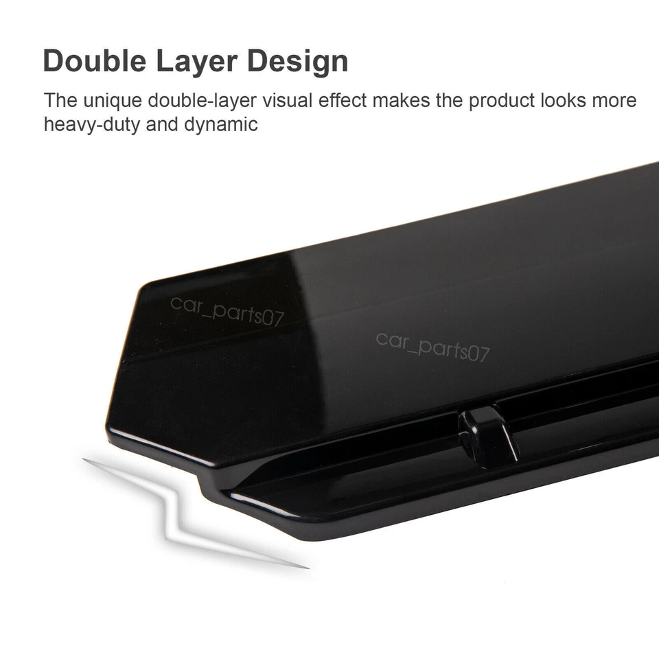 For Pontiac G8 GXP Glossy Front Bumper Lip Splitter Spoiler Side Skirts Body Kit Foto 4 de 4