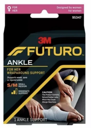 3M Futuro Ankle Support For Her Slim Silhouette Adjustable Small Medium 95347 - Picture 1 of 5