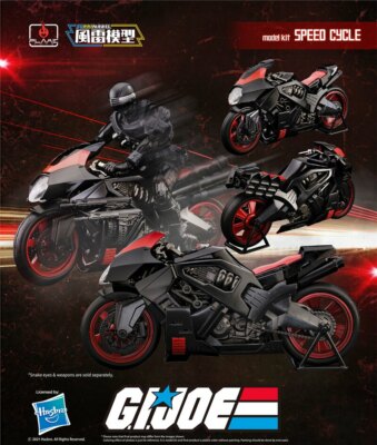 Furai Flame Toys G.I. Joe Plastic Model Kit Speed Cycle für Snake Eyes NEU & OVP