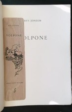 VOLPONE JONSON BEN FOGOLA EDITORE IN TORINO 1970  LEGATURA CON COFANETTO