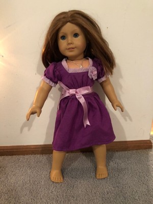 american girl purple dress