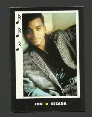 Jon Secada Cuba Just Another Day Italian Movie TV Pop Star Model Card