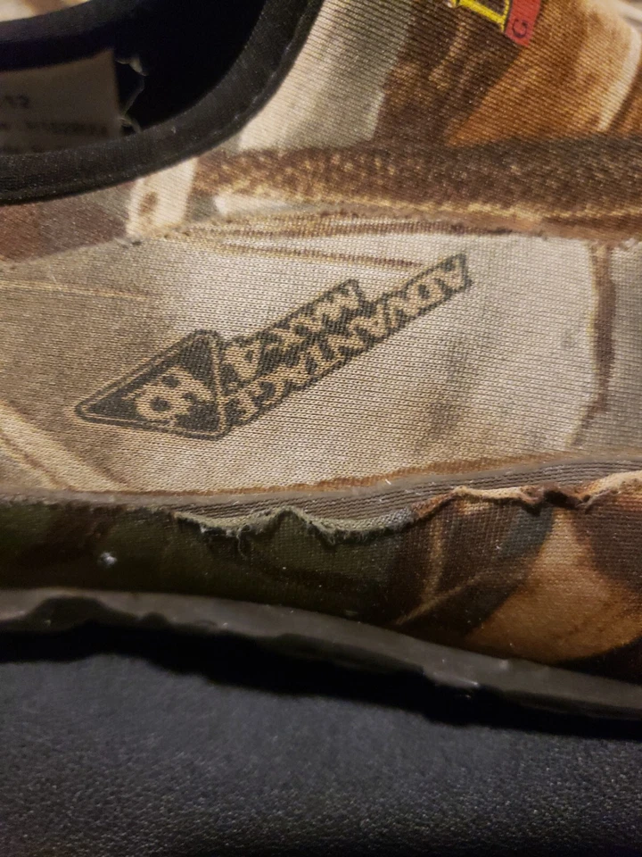 MAD DOG Camo Neoprene Rubber Working Rain Snow Shoes Mens 12 - Image 3 of 4