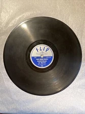 78 RPM DONALD WOODS & THE VEL-AIRES DEATH OF AN ANGEL/MAN FROM UTOPIA FLIP 10”
