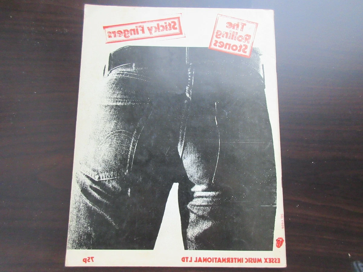 Rolling Stones Sticky Fingers UK Score Song Book Guitar Chord