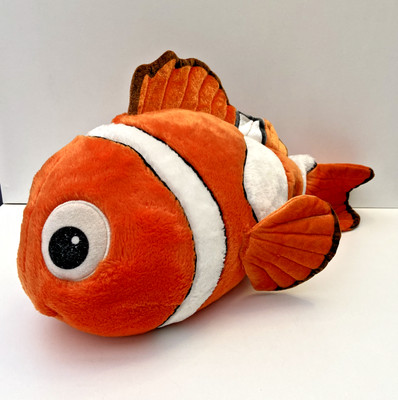 Authentic Disney Plush - Orange Clown Fish ''Nemo'' - 45cm - Good Condition
