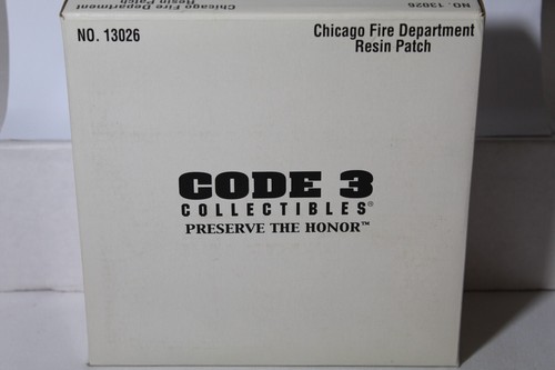 CODICE 3 OGGETTI DA COLLEZIONE Chicago Vigili del Fuoco Patch in resina