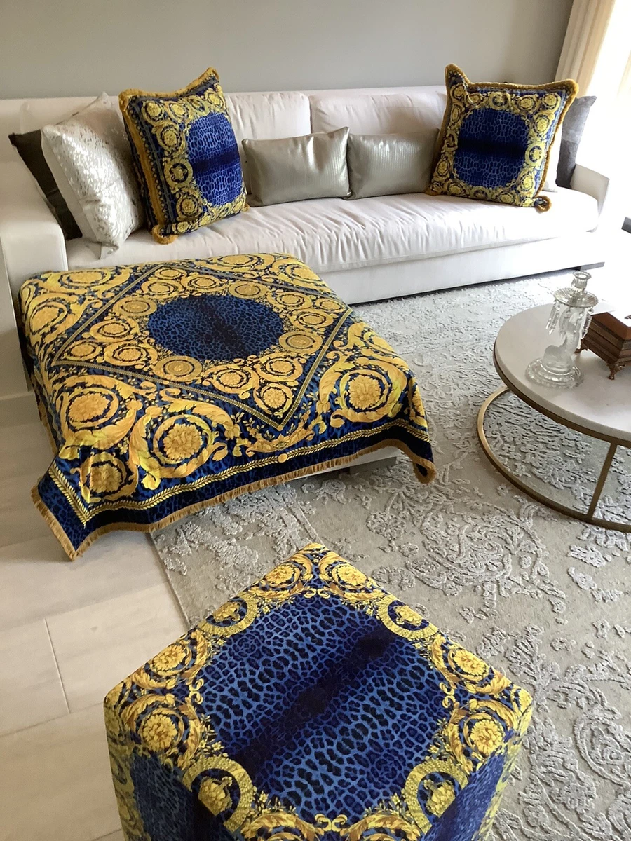 Versace Throw Pillows, Luxury couture pillows