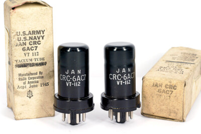 ONE 6AC7/VT-112 RCA NOS Tube Röhre Lampe TSF Valvola 진공관 真空管 电子管 Valvula 