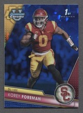 2023 Bowman University Chrome Sapphire #190 Korey Foreman 1st