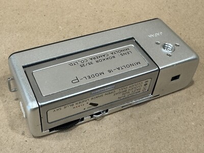 Minolta 16 Model P Camera Rokkor 35/25 Lens Japan Spy Camera 16mm