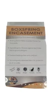 Steve Silver Co. QUEEN Boxspring Encasement Complete Bed Bug Protection 9”  NIP