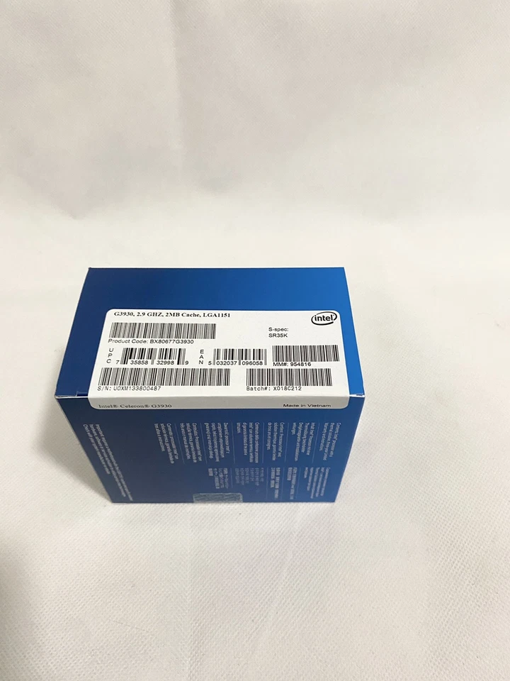 Intel Celerin G3930 Procesor 2.9 GHz 2 MB Cache LGA1151 BX80677G3930 - Image 2 of 4