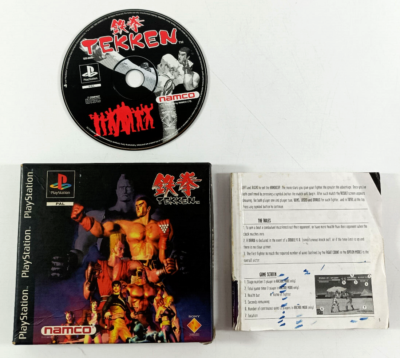 Tekken Sur PS1, Sony Playstation 1, Première Edition Boîte Cartonnée, Très Bon état