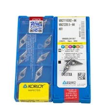 KORLOY VBGT110302-AK H01 Carbide Inserts CNC TOOL✦Kd