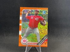 2019 BOWMAN CHROME TONY SANTILLIAN PROSPECT ORANGE SHIMMER REFRACTOR 22/25 REDS