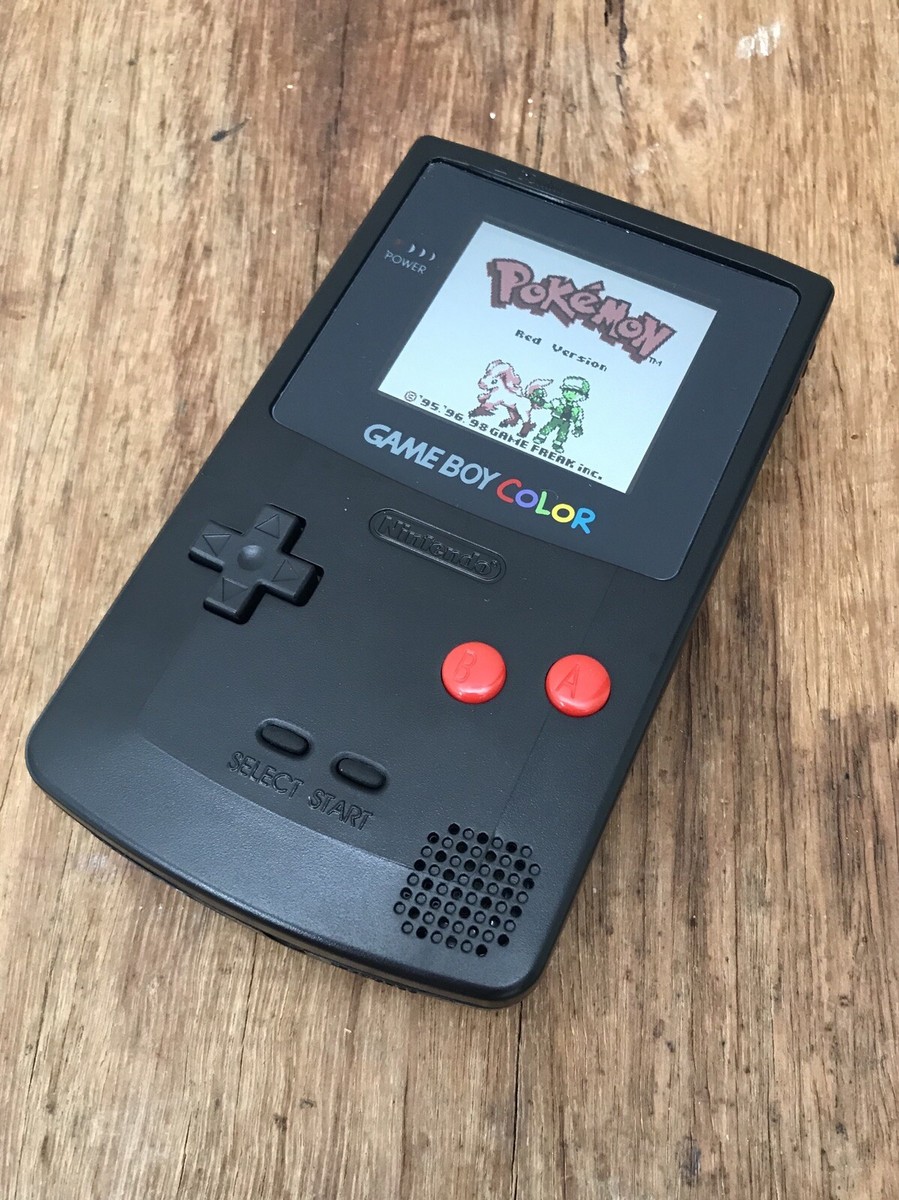 Nintendo GameBoy Color Colour Game Boy NES Black BACKLIT
