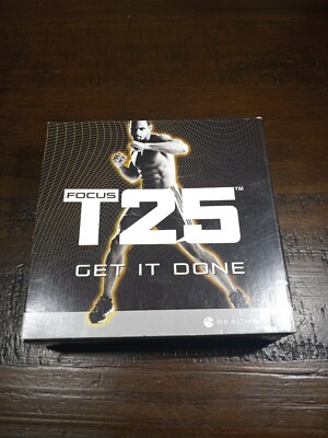 Beach Body Focus T25 Get It Done DVD Box Set Alpha + Beta 9 Discs *Tested & GC*