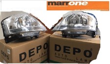 COPPIA FARI PROIETTORI FANALI ANT Sx E DX CITROEN C3 2002> 2009 H1/H7 PRED. REG