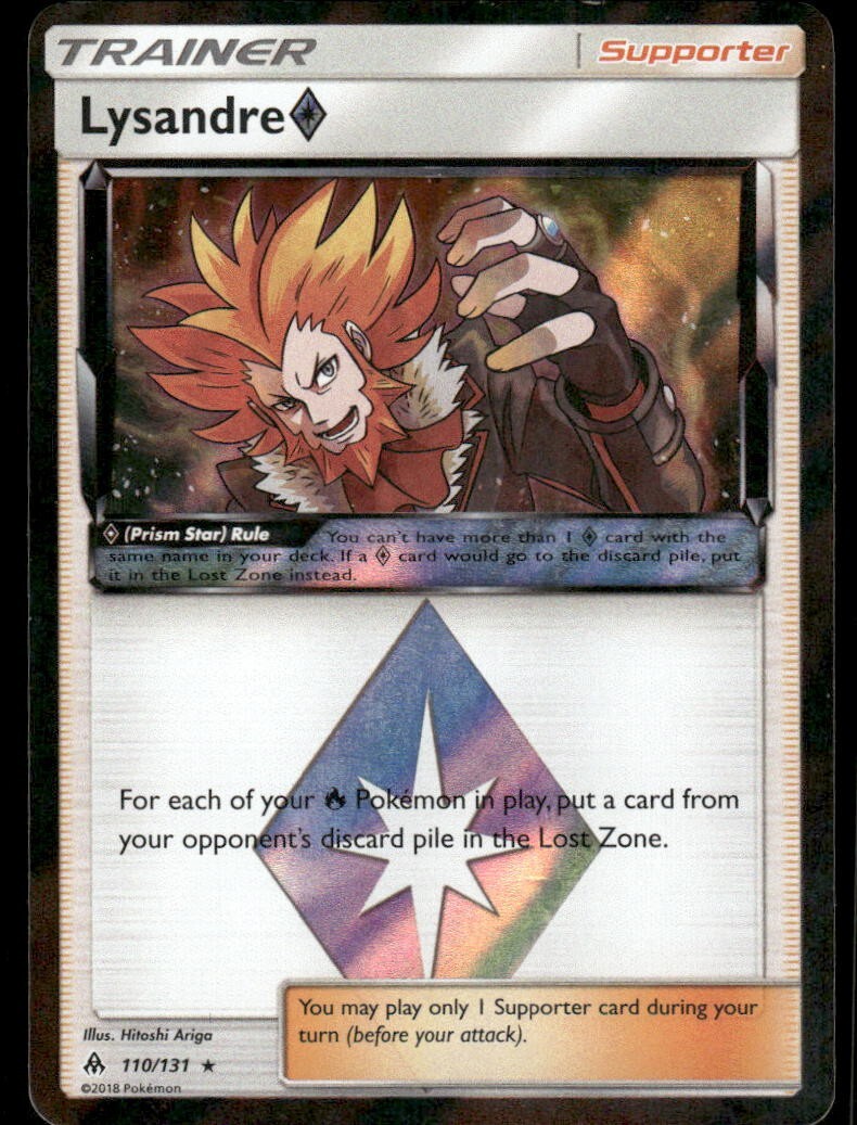 Pokemon Tcg NM Lysandre #110 Forbidden Light