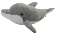 Baby Gray Dolphin 17” Seaworld Stuffed Plush Rare