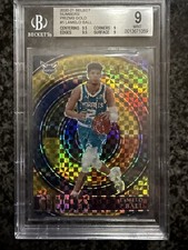 LaMelo Ball 2020-21 Select Numbers GOLD #1 RC #/10 BGS 9 Mint .5 from Gem SSP