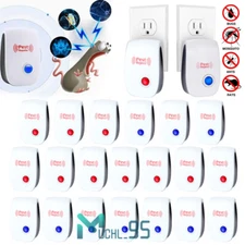 Electronic Pest Reject Control Ultrasonic Repeller Home Bug Rat Spider Mosquito