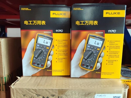New FLUKE 117C HAVC Backlight Multimeter Meter DMM F117C Expedited ...