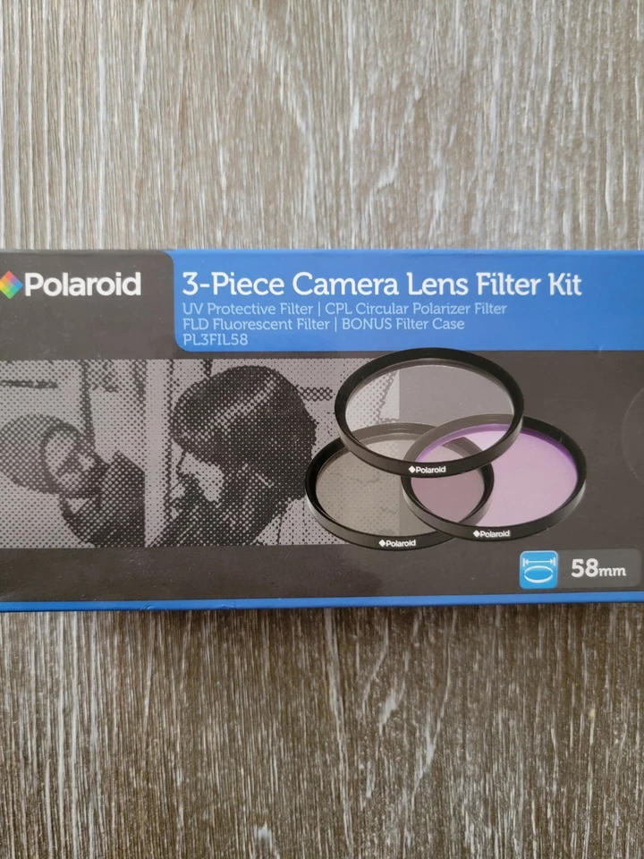 Polaroid 3 Piece Camera Lens Filter Kit New 58mm (PL-3FIL58) - Image 2 of 4