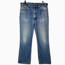 Vintage Levis 522  Men Orange Tab Jeans Size 38 x 32 Blue Straight Leg USA