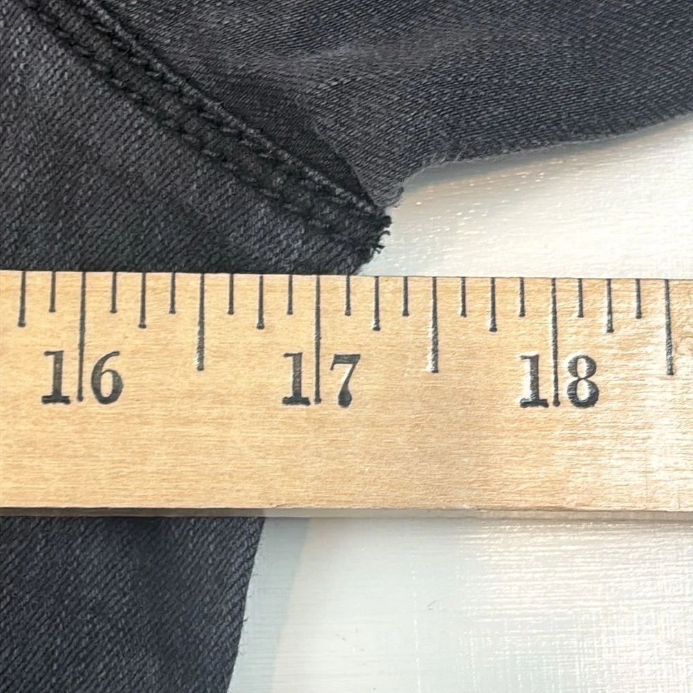 lole organic denim trucker jacket