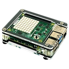 C4Labs Zebra Sense Hat Case Kit-for The Raspberry Pi 3B+ or 4B and Sense Hat