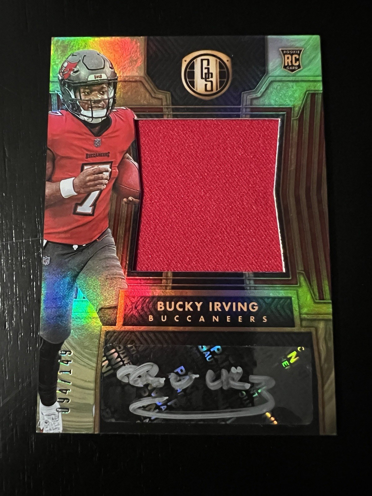 2024 Panini Gold Standard Rookie Jersey Autographs Jumbo Bucky Irving #270 /149