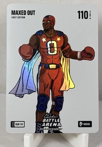 2026 Bo Jackson Battle Arena Maxed Out Tyrese Maxey Blizzard BattleFoil BLBF-741