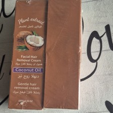 Plant extract Coconut Oil Gentle Facial Hair Removal Cream 100g/3.53oz