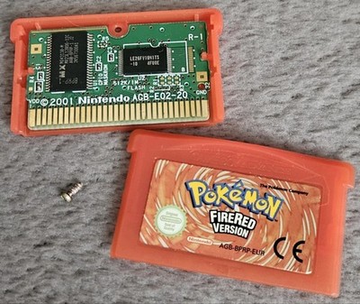 Pokemon Feuerrote Version Nintendo Gameboy Advance Original UK PAL 