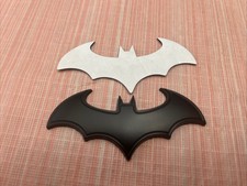 Batman 3d Car Emblem Sticker Decal Badge Matte Black