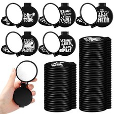50 Pcs Cheerleader Mirror Gifts Compact Mirror Bulk Folding Pocket Purse Mirr...