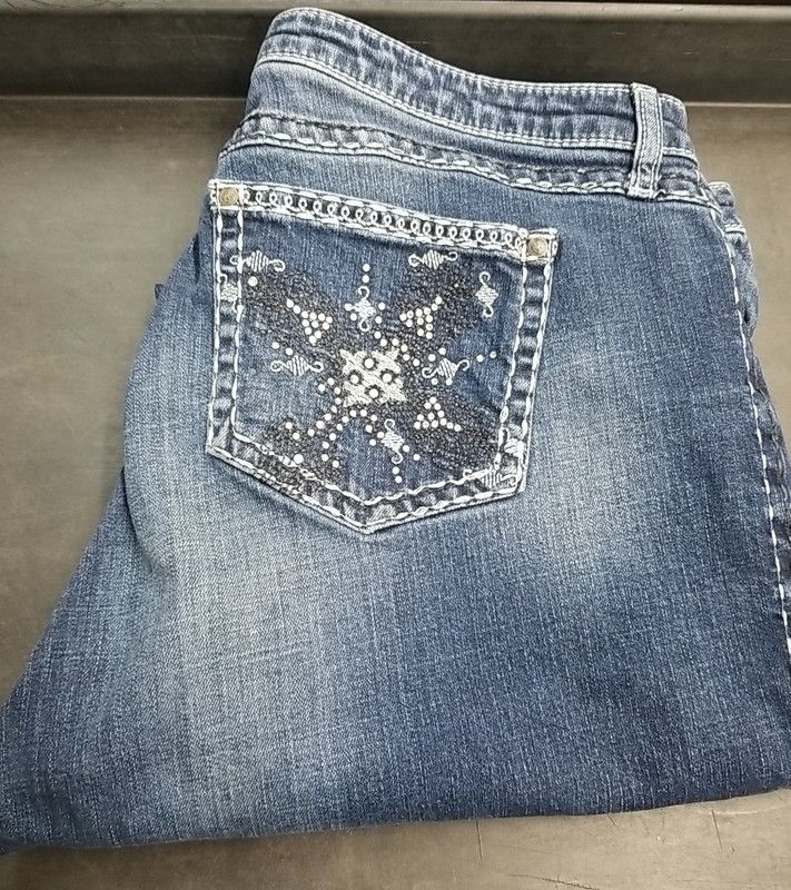 Rock '47 By Wrangler Women’s Straight Leg Denim Jeans Size 19/20