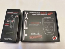 Adaptiv TPX Pro P-01-01 Motorcycle Radar Laser Detector  Handlebar Mount