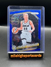 2025 Panini Prizm WNBA #124 Courtney Vandersloot Blue Velocity Prizm