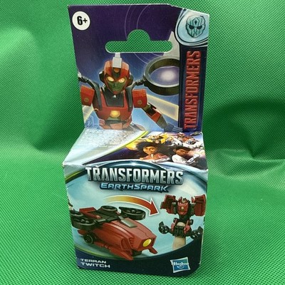 New TRANSFORMERS EARTHSPARK ''TERRAN TWITCH'' Hasbro Mini Figure NEW In Box