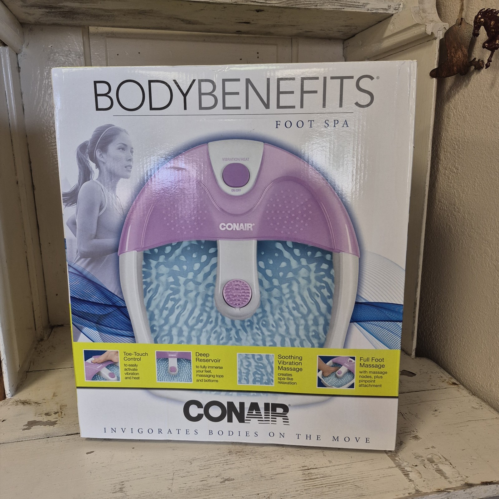  Conair Foot Spa / Pedicure Spa with Soothing Vibration Mass